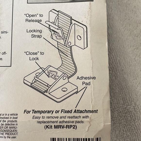 New Super TV Grips Extra Strength Fasteners peel & press 3m Marine Adhesive - Picture 4 of 5